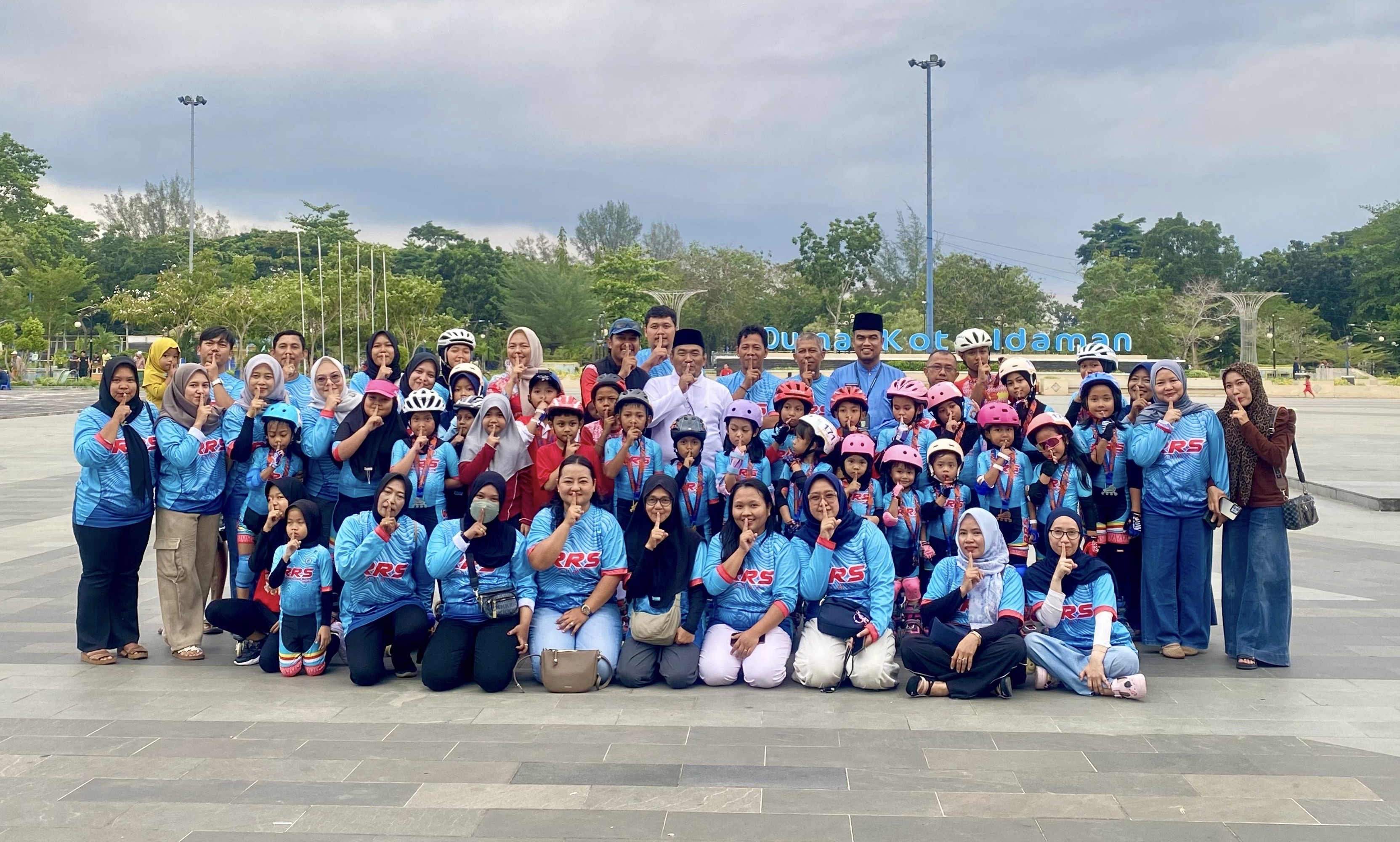 WAKIL WALIKOTA DUMAI HADIRI HALAL BI HALAL RIAU ROLLER SKATE DI BUKIT GELANGGANG