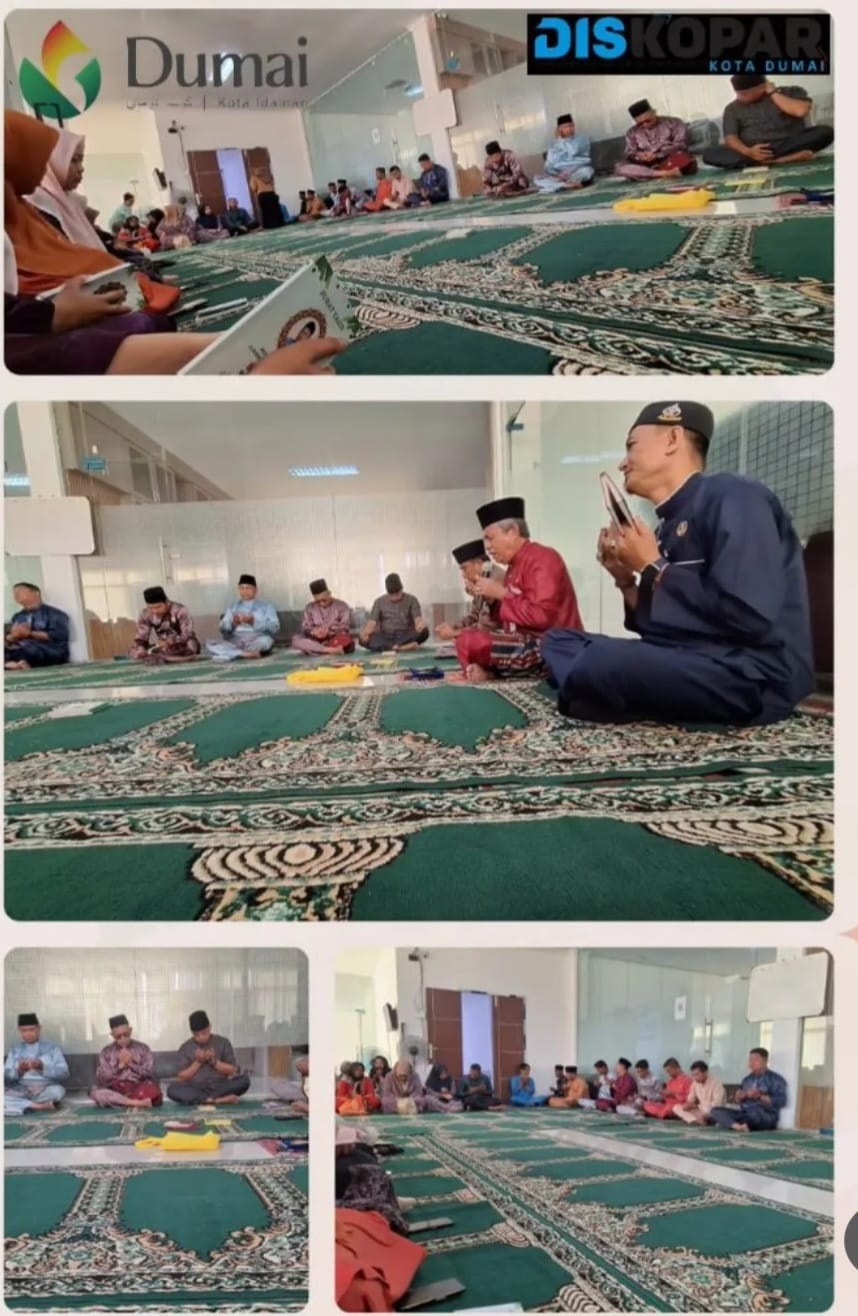 Dinas Kepemudaan, Olahraga, dan Pariwisata Kota Dumai Gelar Yasinan Setiap Jumat Sesuai Instruksi Walikota